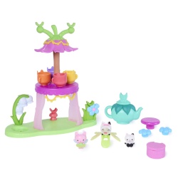 GABBYS DOLLHOUSE FAIRYLANDIA SET DE JOACA PETRECERE CU CEAI CU FIGURINE SI ACCESORII - Img 4