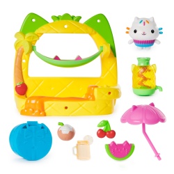 GABBYS DOLLHOUSE SET BALCON PENTRU PETRECEREA CU SMOOTHIE A LUI CAKEY - Img 2