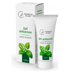 Gel antiacneic cu extract de busuioc 30ml cosmetic plant