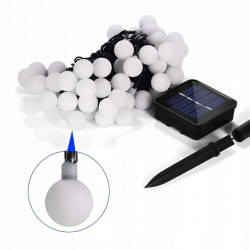 Ghirlanda Magica Luminoasa de exterior cu 50 LED-uri Multicolore, 8 functii si Panou Solar, lungime 6,7 m - Img 5