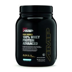 Gnc Amp Gold Series 100% Whey Protein Advanced, Proteina Din Zer, Cu Aroma De Vanilie, 891 G