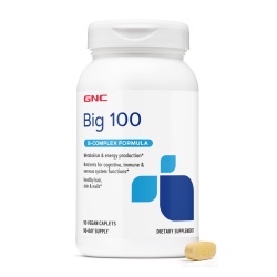 Gnc B-complex Formula Big 100, Complex De Vitamina B, 90 Tb