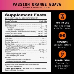 Gnc Beyond Raw Lit V2 Pre-workout With Passion Orange Guava Flavor, Pre-workout Cu Aroma De Passion Orange Guava, 468 G - Img 9