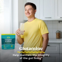 Gnc Gut Health Complete Synbiotic 4-in-1 Digestive Support Powder, Formula Premium Pentru Sustinerea Digestiei Si A Imunitatii, Cu Prebiotice, Probiotice Si Postbiotice, 180 G - Img 8