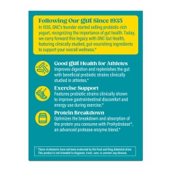 Gnc Gut Health Probiotic Sport, Probiotic Sport Lab4 Studiat Clinic, 25 Miliarde Culturi Vii, 30 Cps - Img 5