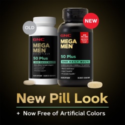 Gnc Mega Men 50 Plus One Daily, Complex De Multivitamine Pentru Barbati - Suport Pentru Ochi, Inima Si Creier, 60 Tb - Img 2