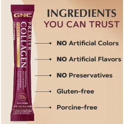 Gnc Premier Collagen Powder, Formula Premium De Peptide De Colagen Hidrolizat Fara Aroma, 20 X 10.1 G - Img 6