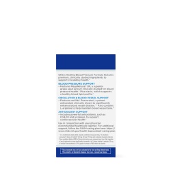 Gnc Preventive Nutrition Healthy Blood Pressure Formula, Formula Pentru Reglarea Tensiunii Arteriale, 90 Cps - Img 3