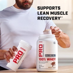 Gnc Pro Performance 100% Whey, Proteina Din Zer Cu Aroma De Vanilie, Testata Antidoping, 2176 G - Img 5