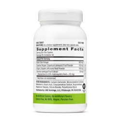 Gnc Superfoods Apple Cider Vinegar, Otet Din Cidru De Mere, Detox, Apetit Si Slabire, 120 Tb - Img 2