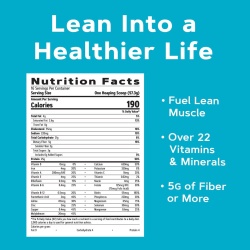 Gnc Total Lean Lean Shake 25, Shake Proteic Cu Aroma De Cocos Si Caramel, 917 G - Img 4