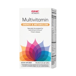 Gnc Women's Multivitamin Energy & Metabolism, Complex De Multivitamine Pentru Femei, 90 Tb