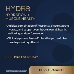 Gr8 Lifestyle Hydr8 Hydration And Muscle Health With Strawberry Watermelon Flavor, Hidratare Avansata Si Suport Muscular, Cu Aroma De Capsuni Si Pepene, 350 G - Img 6