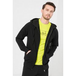 Hanorac coton casual barbati black-s - Img 4