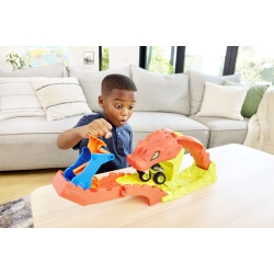 HOT WHEELS MONSTER TRUCK SET DE JOACA PISTA INVINGE SARPELE URIAS CU MASINUTA BONE SHAKER INCLUSA - Img 6