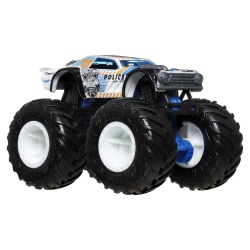 HOT WHEELS MONSTER TRUCK SI MASINUTA METALICA NIGHT SHIFTER POLICE - Img 4