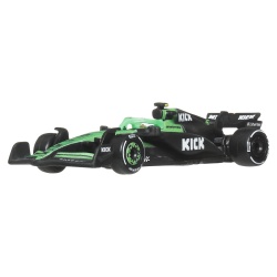 HOT WHEELS PREMIUM REAL RIDERS FORMULA 1 2024 MASINUTA METALICA KICK SAUBER F1 TEAM NUMARUL 5 SCARA 1 LA 64 - Img 2