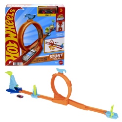 HOT WHEELS STUNT TRACKS PISTA CASCADORII CU BUCLA SI MASINUTA INCLUSA - Img 5