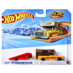 HOT WHEELS TRACK FLEET MASINA FLOTA CHEVY SILVERADO DRIFTCATION SCARA 1 LA 64