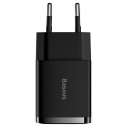 Incarcator Retea Baseus Compact, negru - Img 2