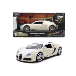 JADA FAST AND FURIOUS MASINUTA METALICA BUGATTI VEYRON 2011 SCARA 1 LA 24 - Img 5
