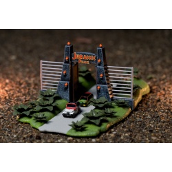 JADA JURASSIC PARK SCENA NANO CU 2 VEHICULE METALICE - Img 2
