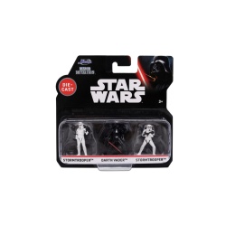 JADA STAR WARS SET 3 NANO FIGURINE METALICE 4CM