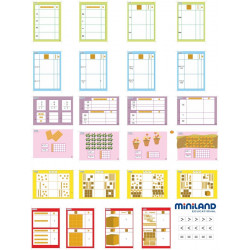 Joc educativ Baza 10 Set 121 piese la cutie Miniland - Img 3
