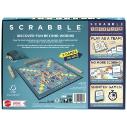 JOC SCRABBLE 2 IN 1 DIN LEMN IN LIMBA ENGLEZA - Img 3