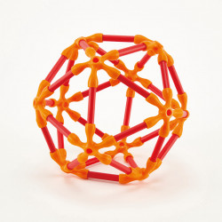 Jucarie din bambus Flexistix - Kit creativ (66 piese) - Img 1