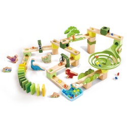 Jucarie din lemn - Marble Run Dino Adventure (131 piese) - Img 4