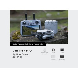 Kit Drona DJI Mini 4 PRO FMC+Smart Controller48MP, 4K100, APAS, Active Track, 249g - Img 3