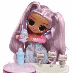L.O.L. SURPRISE! OMG SWEET NAILS KITTY K CAFÉ SET PAPUSA CU ACCESORII - Img 6