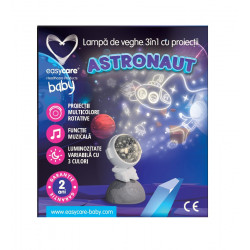 Lampa de veghe EASYCARE BABY 3in1 cu proiectii "Astronaut"
