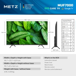 LED TV 4K 43"(108cm) METZ 43MUF7000Z - Img 7