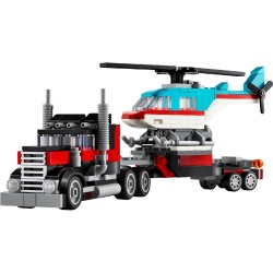 LEGO CREATOR 3IN1 CAMIONETA PLATFORMA CU ELICOPTER 31146 - Img 2