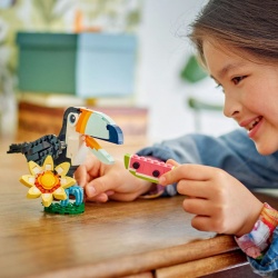 LEGO CREATOR ANIMALE SALBATICE TUCAN TROPICAL 31173 - Img 5