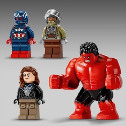 LEGO MARVEL SUPER HEROES BATALIA DINTRE CAPITANUL AMERICA SI HULK ROSU 76292 - Img 7