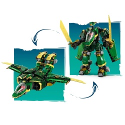 LEGO NINJAGO ROBOTUL AVION CU REACTIE AL LUI LLOYD 71845 - Img 6