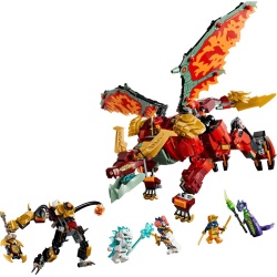 LEGO NINJAGO ROBOTUL DRAGON TRANSFORMATOR AL LUI WYLDFYRE 71868 - Img 3