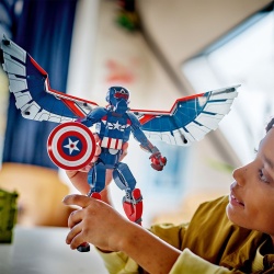 LEGO SUPER HEROES FIGURINA DE CONSTRUCTIE CAPITANUL AMERICA 76296 - Img 9
