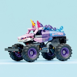 LEGO TECHNIC MONSTER JAM SPARKLE SMASH CU MOTOR CU ARC 42220 - Img 2
