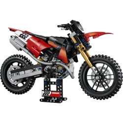 LEGO TECHNIC MOTOCICLETA DUCATI DESMO 450 MX VERSIUNEA DE UZINA 42238 - Img 4