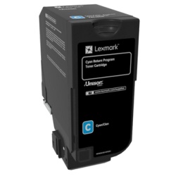 LEXMARK 74C20C0 TONER CARTRIDGE CYAN