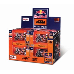 MAISTO MOTOCICLETA METALICA RED BULL KTM SCARA 1 LA 18 - Img 1