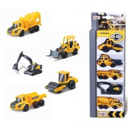 MAISTO SET 5 UTILAJE DE CONSTRUCTII VOLVO - Img 9