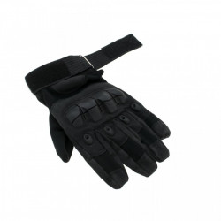 Manusi Tactice cu elemente de protectie, marime L, cu destinatie Moto, ATV, SSV, QUAD, culoare Neagra - Img 5