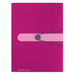 Mapa pp a4 30mm eotg inchidere buton cu elastic, ciclam opac
