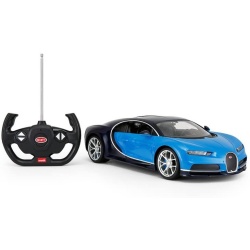 MASINA CU TELECOMANDA BUGATTI CHIRON ALBASTRU SCARA 1 LA 14 - Img 8