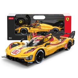 MASINA CU TELECOMANDA FERRARI 499P N83 GALBEN SCARA 1 LA 14 - Img 4